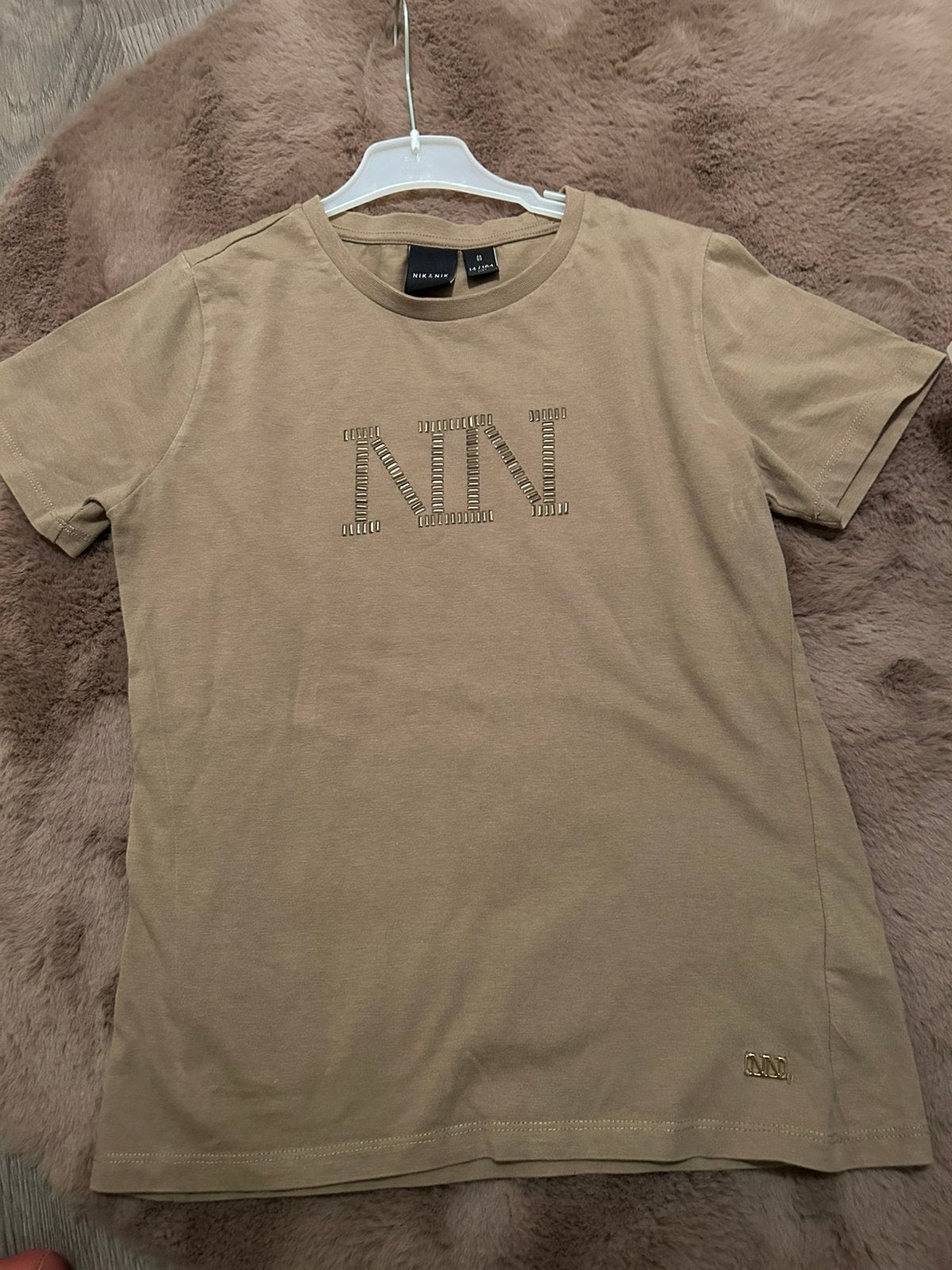 Nik& nik shirt mast 164, Kinderen en Baby's, Ophalen of Verzenden, Zo goed als nieuw, Meisje, Shirt of Longsleeve