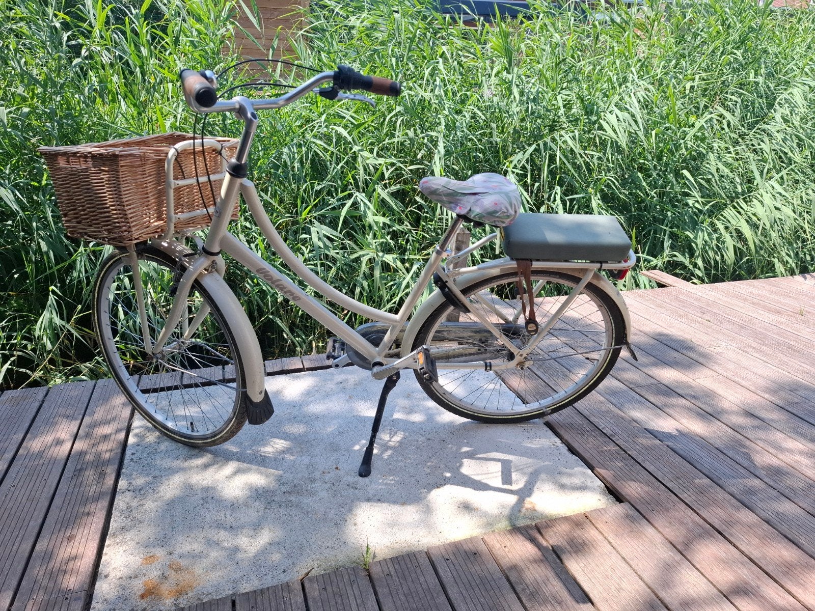 mooi meisjes fiets voor rond de 10 jaar, Ophalen, Terugtraprem, Gebruikt, Versnellingen