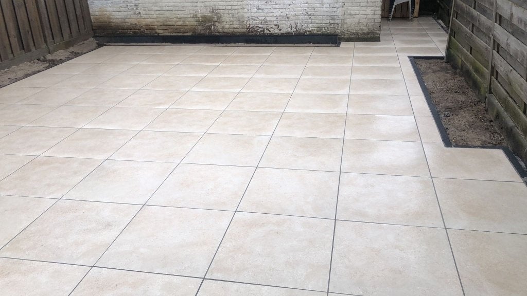 AKTIE keramische terrastegels Beige Elegance 60x60x3 cm, Tuin en Terras, Ophalen of Verzenden, Nieuw, Keramiek, Terrastegels