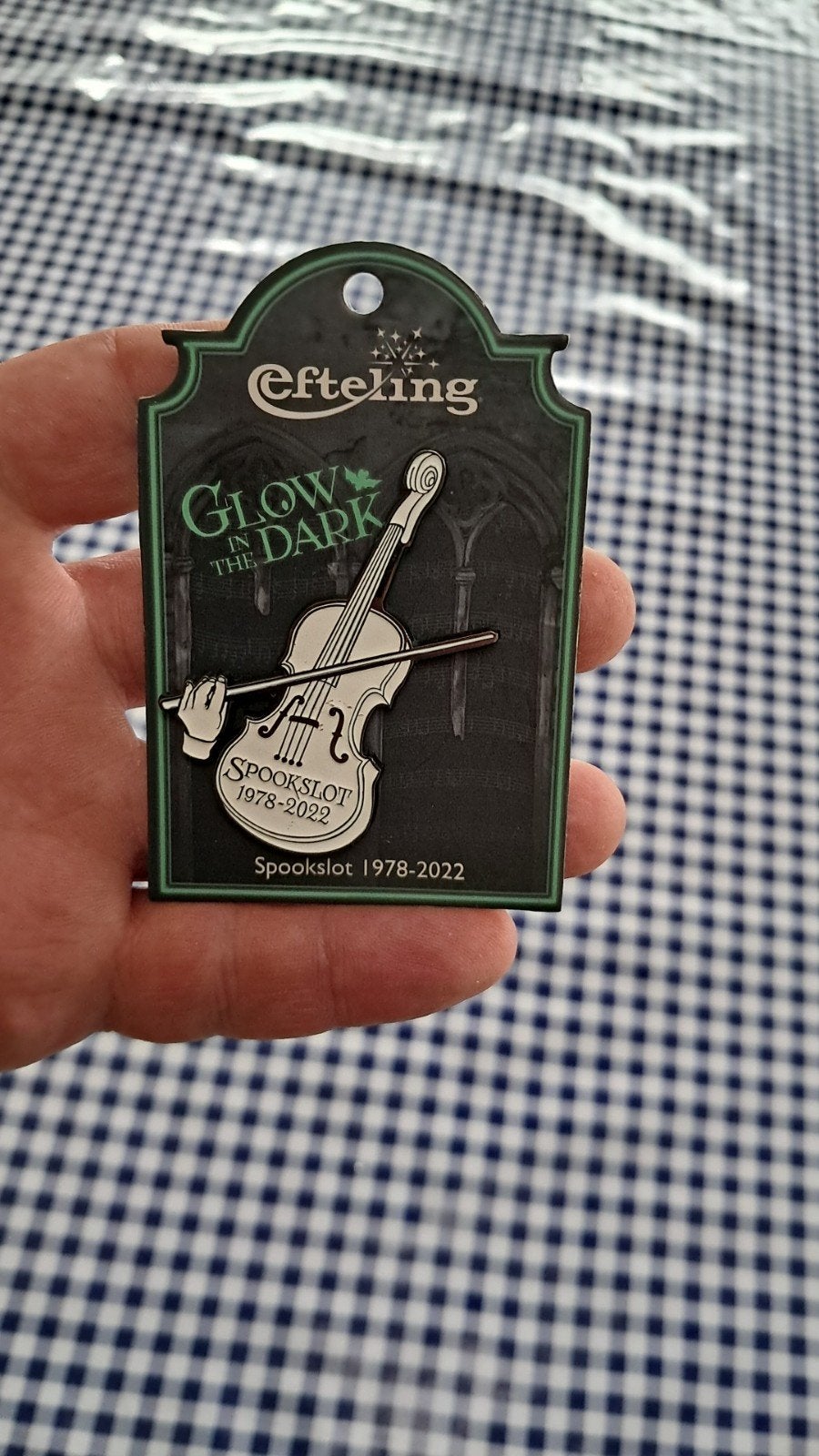 Efteling Spookslot Pin - Glow in the Dark (1978-2022), Ophalen of Verzenden, Nieuw