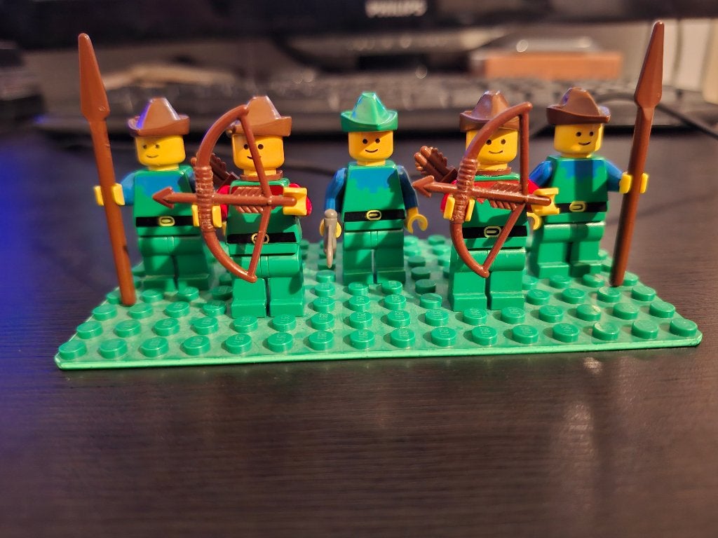 Lego 5 Forestmen lot., Inclusief minifiguren, Lego, Ophalen of Verzenden, Zo goed als nieuw