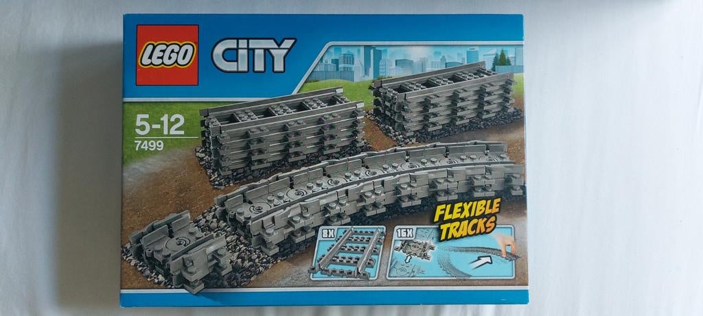Lego City 7499 Flexibele Rails, Ophalen of Verzenden, Nieuw, Complete set, Lego