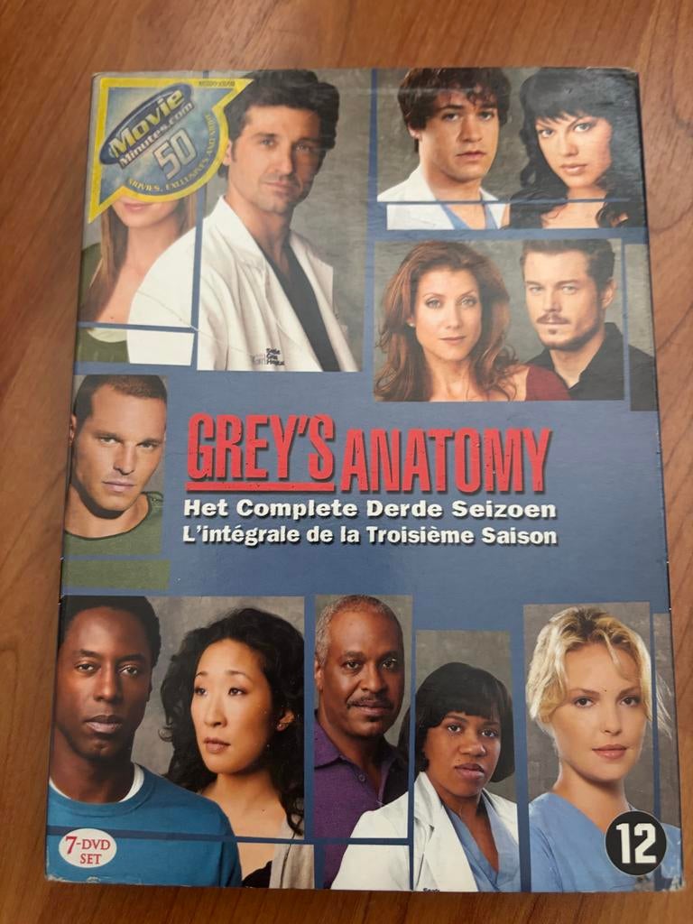 Grey's Anatomy Seizoen 3 DVD Box - Superstaat, Cd's en Dvd's, Boxset, Drama, Ophalen of Verzenden, Zo goed als nieuw