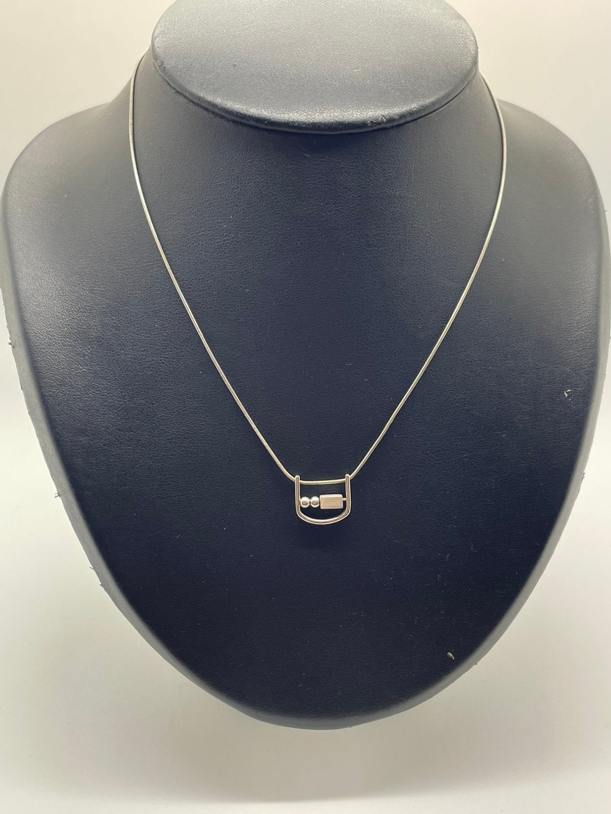 E841 Prachtige zilveren Esprit ketting met hanger, Met hanger, Ophalen of Verzenden, X, Zilver