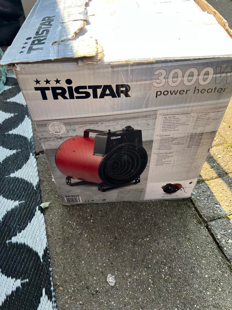 Tristar Power Heater - 3000W Elektrische Kachel, Ophalen, Gebruikt, Minder dan 30 cm, Kachel