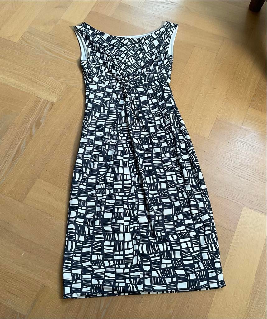 Elegante Elise Gug jurk - Pauw - Maat 38, Ophalen, Zo goed als nieuw, Maat 38/40 (M), Blauw