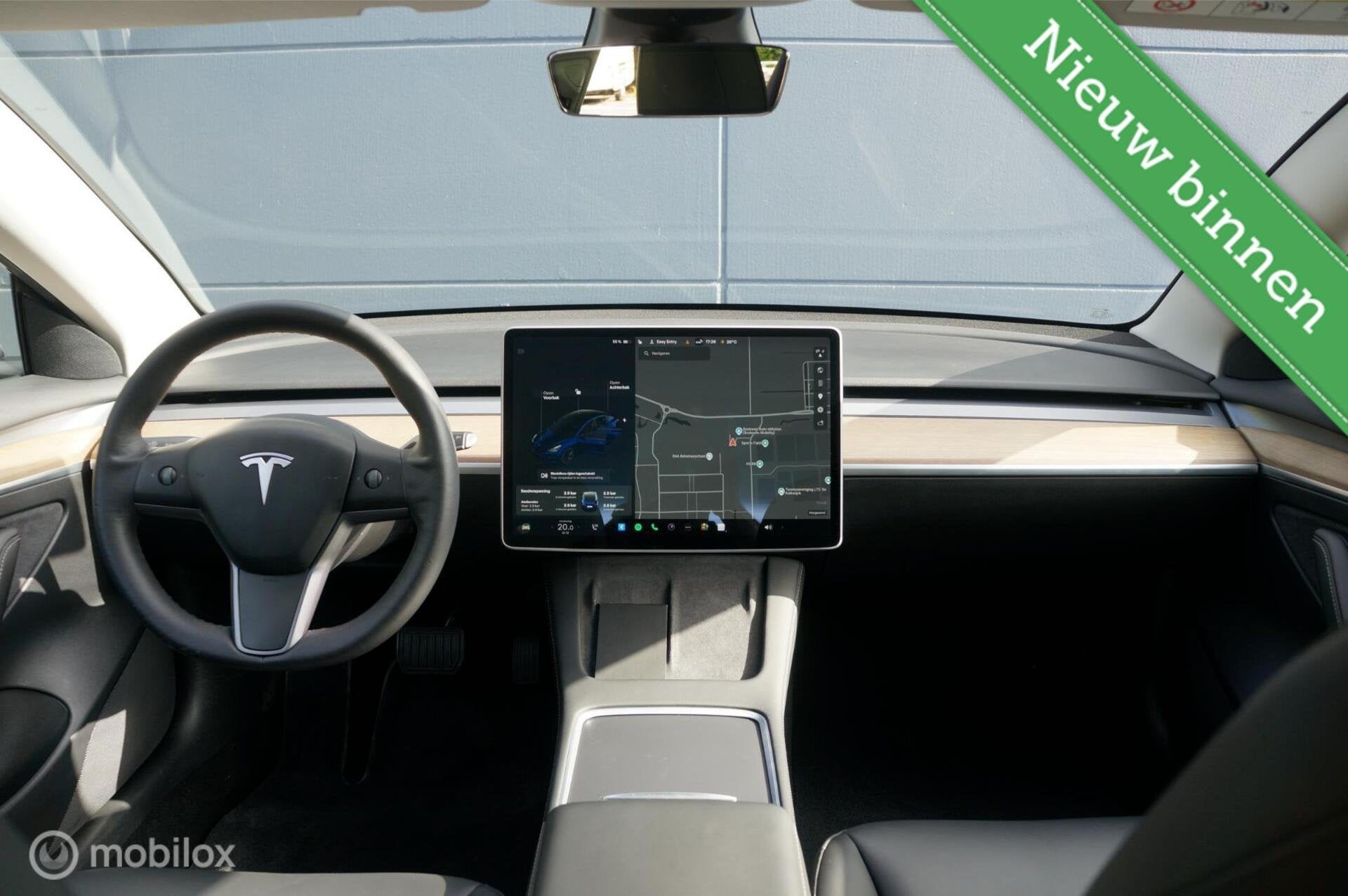 Tesla Model 3 Standard RWD Plus 60 kWh Leder FSD Pano Garan!, Automaat, Achterwielaandrijving, Gebruikt, Zwart