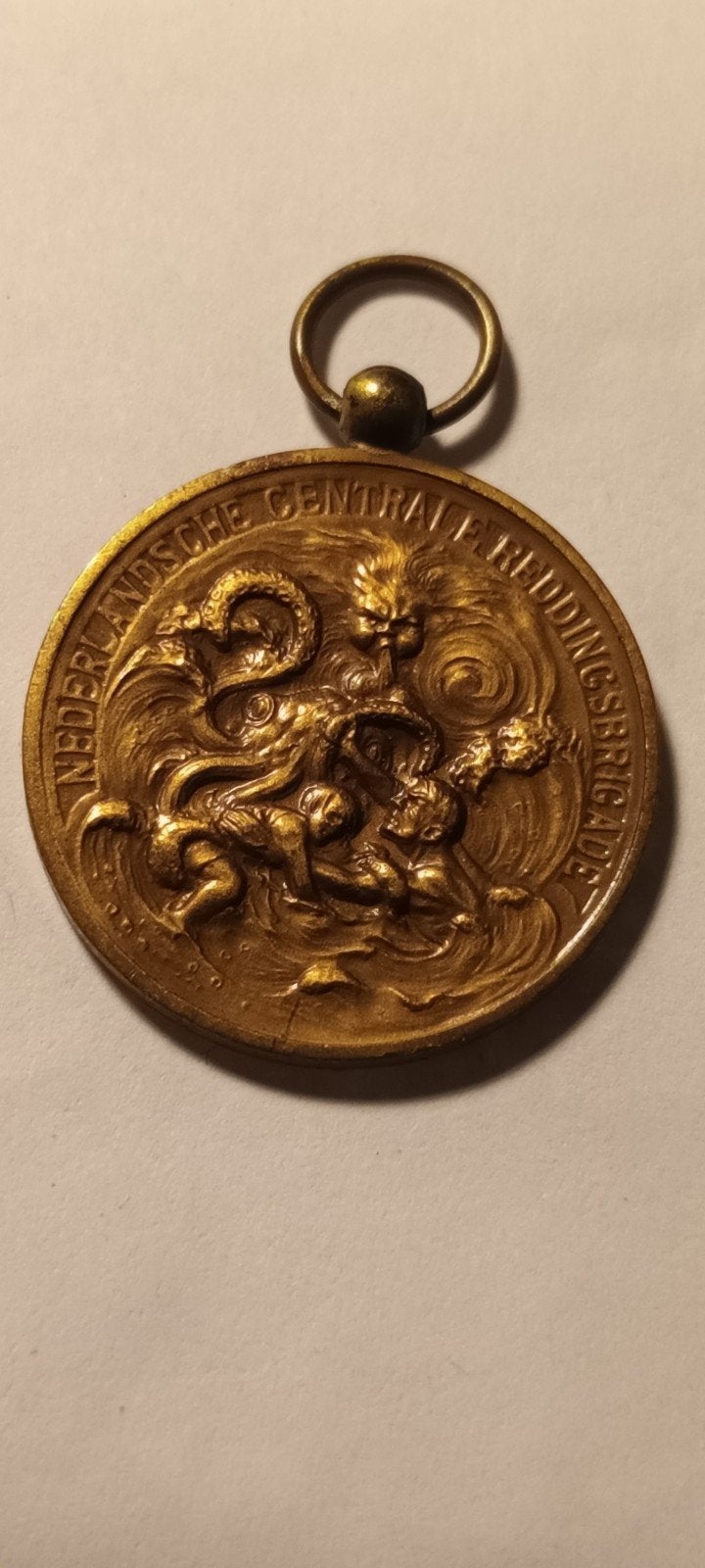 Zwemmedaille Eindhoven 1936 - Nederlandse Reddingsbrigade, Postzegels en Munten, Ophalen of Verzenden, Brons, Nederland