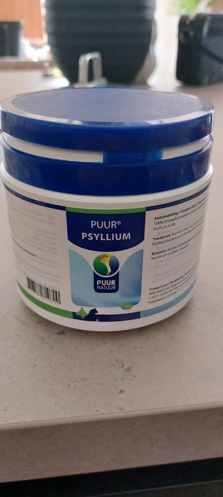 Puur psyllium 150 gram. Houdbaar tot 11-2027, Ophalen of Verzenden, Hond