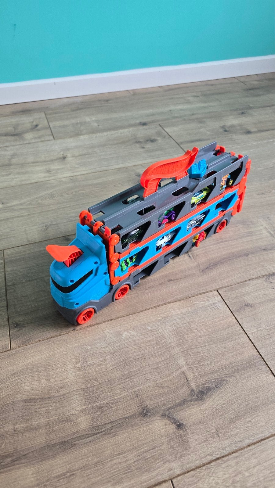 hotwheels vrachtwagenlanceerbaan, Ophalen of Verzenden, Zo goed als nieuw
