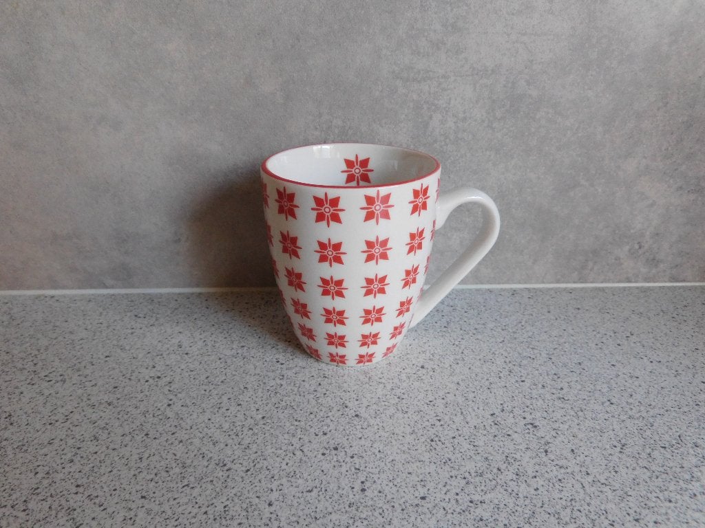 Senseo Mok Ster Rood Loft, Huis en Inrichting, Keuken | Servies, Overige merken, Zo goed als nieuw, Overige stijlen, Porselein