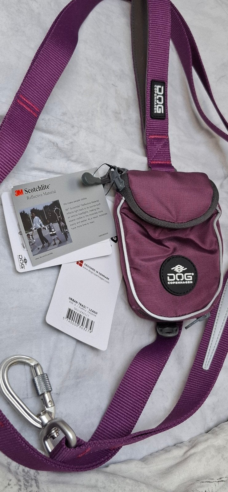 Dog Copenhagen Urban Trail riem, S. 160cm / 2cm, Ophalen of Verzenden, Nieuw, Hondenriem