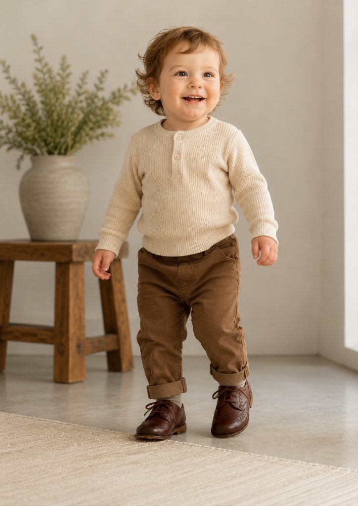 Gallucci leren kinderschoenen bruin maat 23, Gallucci, Verzenden, Schoenen, Nieuw