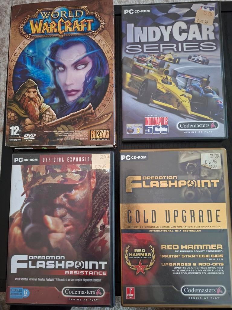 PC games bundel | o.a. World of Warcraft & meer, 1 speler, Ophalen of Verzenden, Zo goed als nieuw, Vanaf 3 jaar