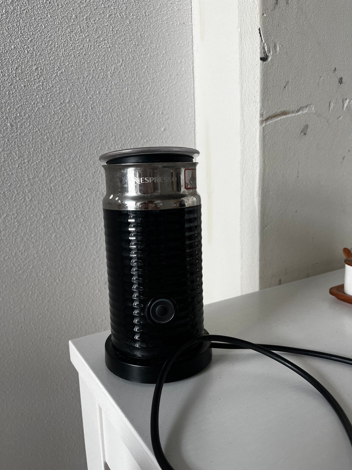 Nespresso Aeroccino melkopschuimer - Zo goed als nieuw, Witgoed en Apparatuur, Melkopschuimers, Ophalen of Verzenden, Zo goed als nieuw