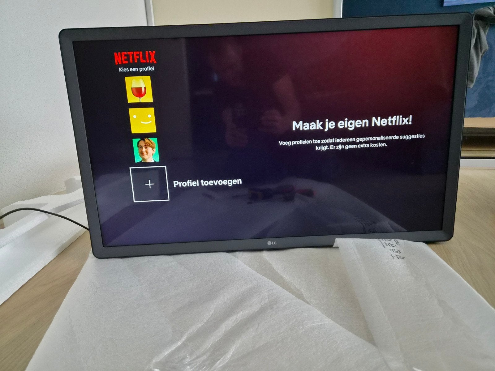 LG 32 inch Full HD Smart TV - Netflix - WiFi - 32LK6100PLB, Ophalen, Zo goed als nieuw, 50 Hz, LG