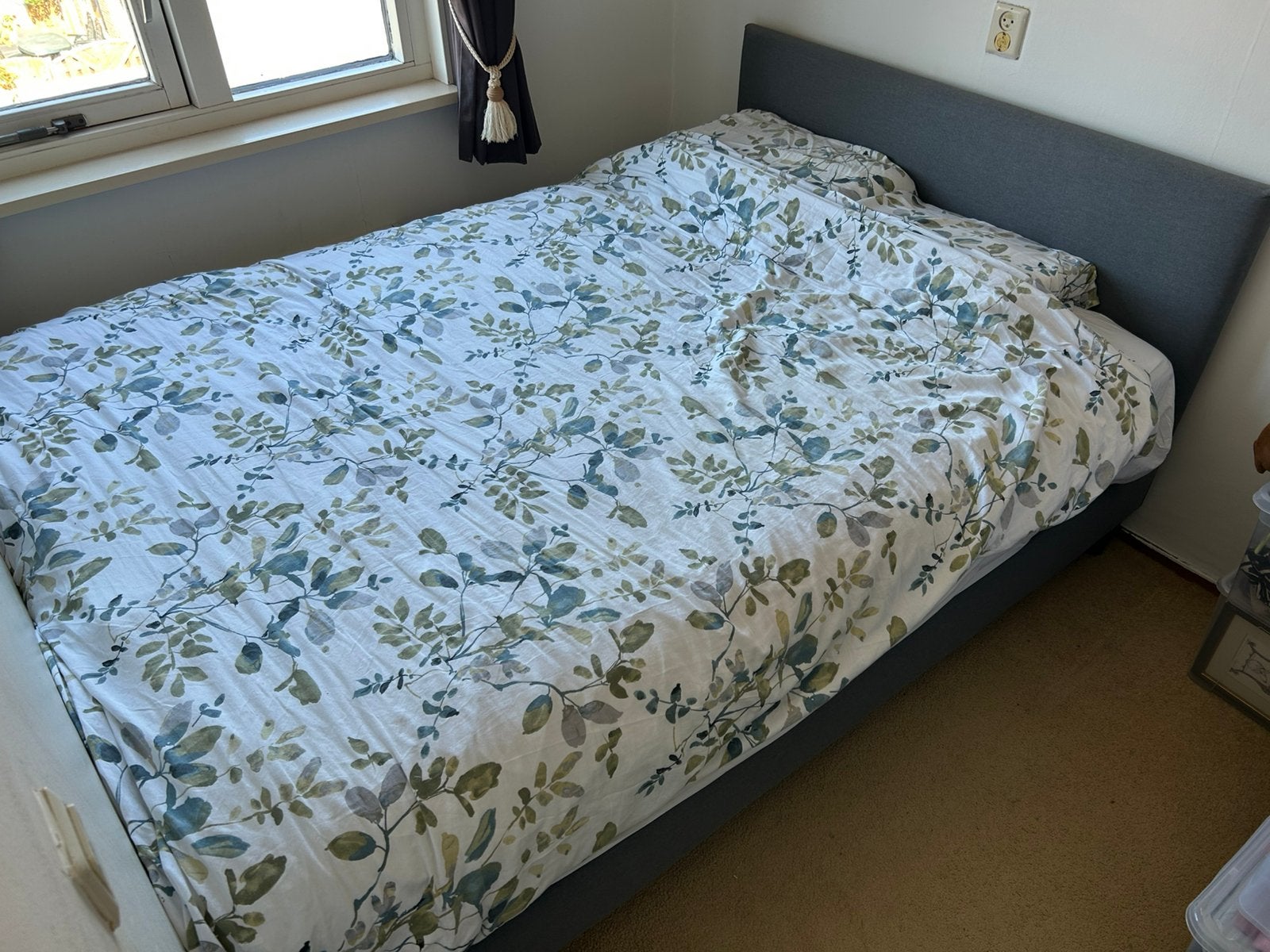 Compleet bed (140x200 cm), Huis en Inrichting, Slaapkamer | Complete slaapkamers, Ophalen, Zo goed als nieuw, Twijfelaar