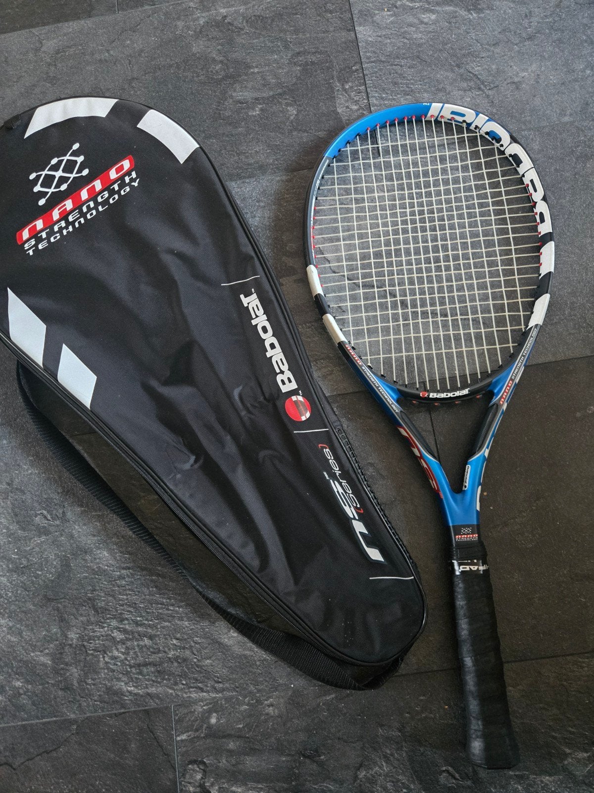 Babolat NS drive zgan, Sport en Fitness, Tennis, Ophalen of Verzenden, Zo goed als nieuw, Racket, Babolat