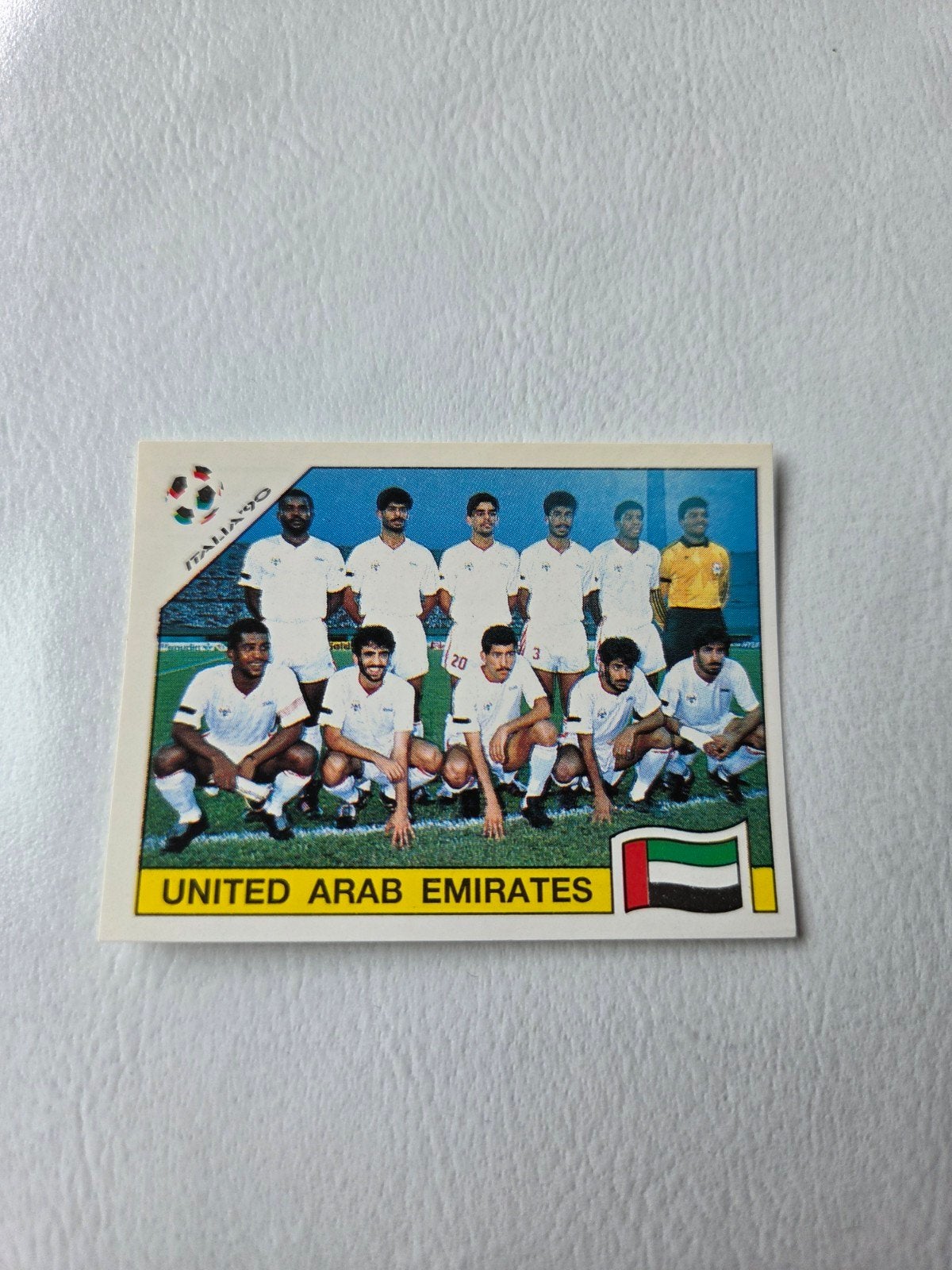 Panini WK 90, Ophalen of Verzenden, Zo goed als nieuw, Sticker