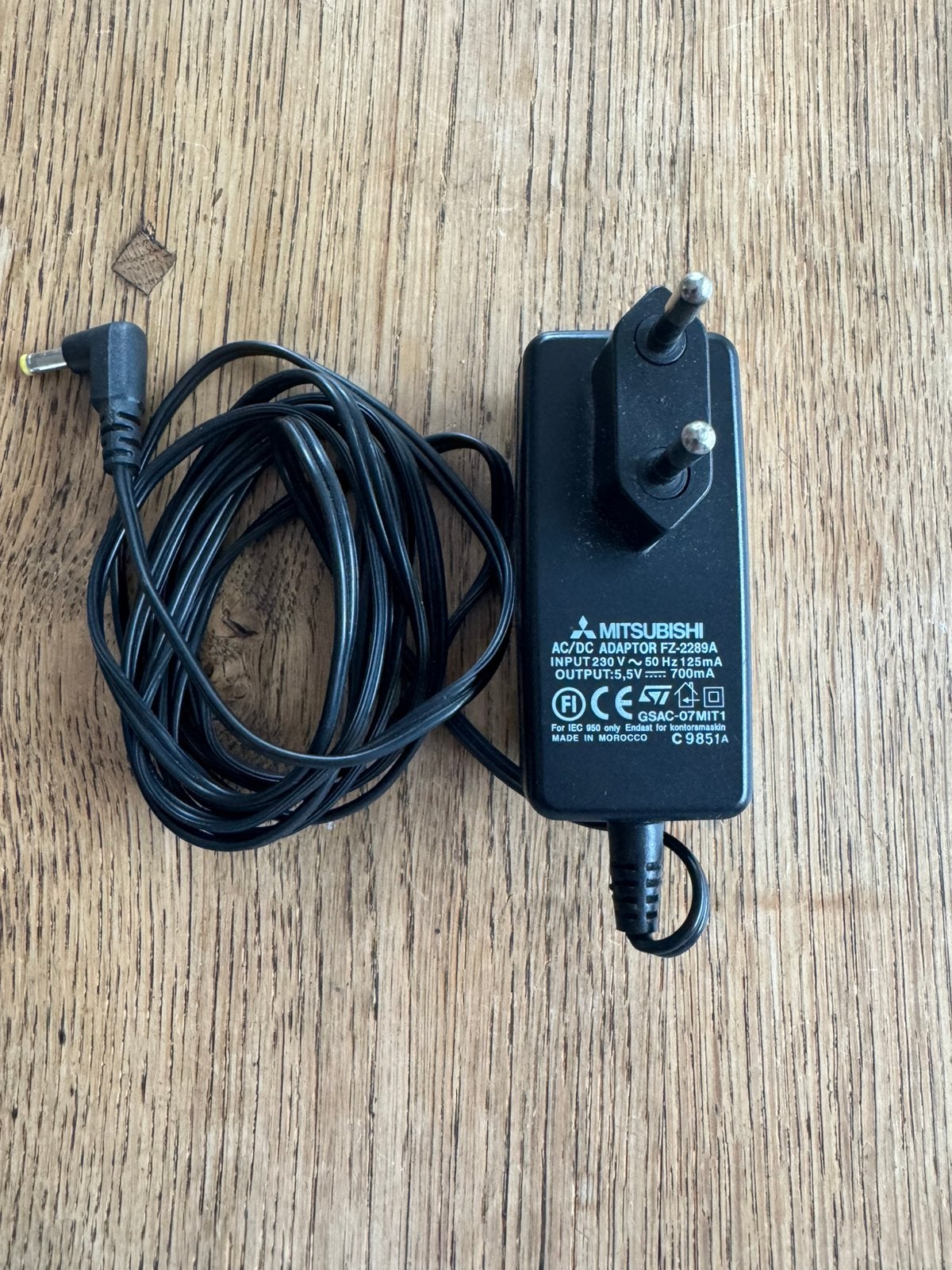 Originele Mitsubishi Trium oplader / adapter FZ-2289A, Ophalen of Verzenden