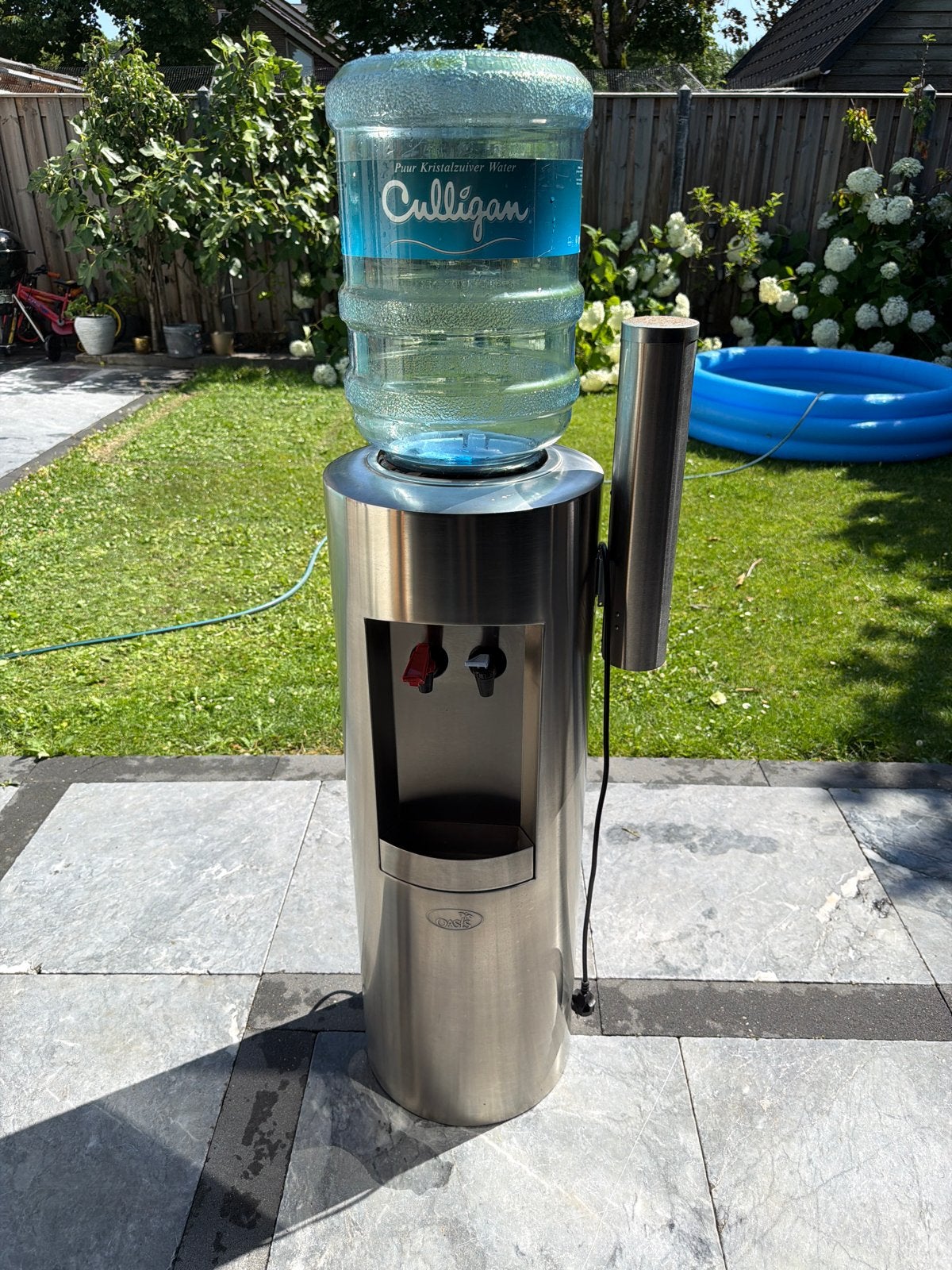 Oasis Waterkoeler RVS - Koud en Heet Water, Ophalen, Zo goed als nieuw, Waterkoeler