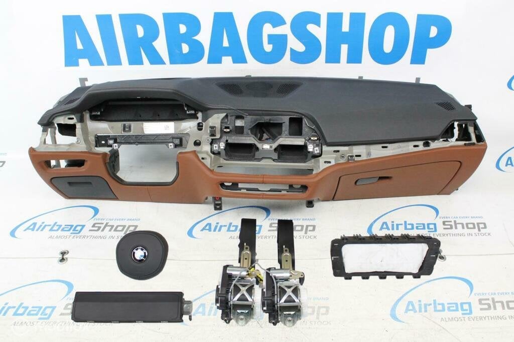 Airbag set Dashboard M HUD zwart bruin BMW 3 serie G20, Gebruikt, Ophalen of Verzenden