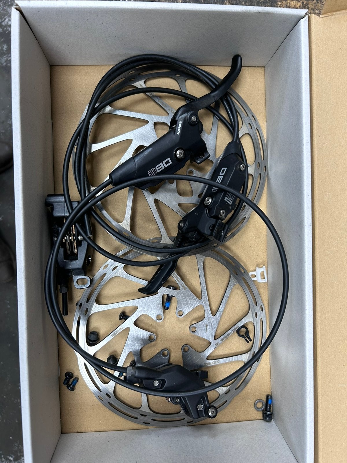 Sram DB8 4 zuigers remset, Fietsen en Brommers, Ophalen of Verzenden, Gebruikt, Remmen