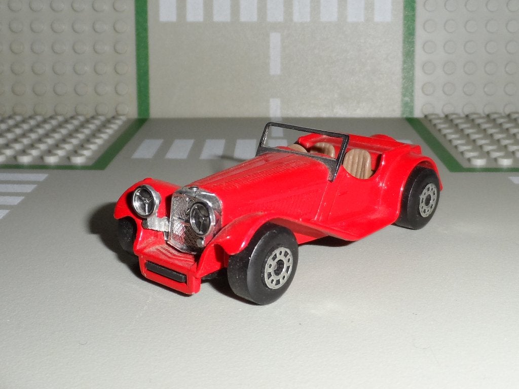 Matchbox - Jaguar SS 100 - Vintage 1:64, Ophalen of Verzenden, Zo goed als nieuw, Auto