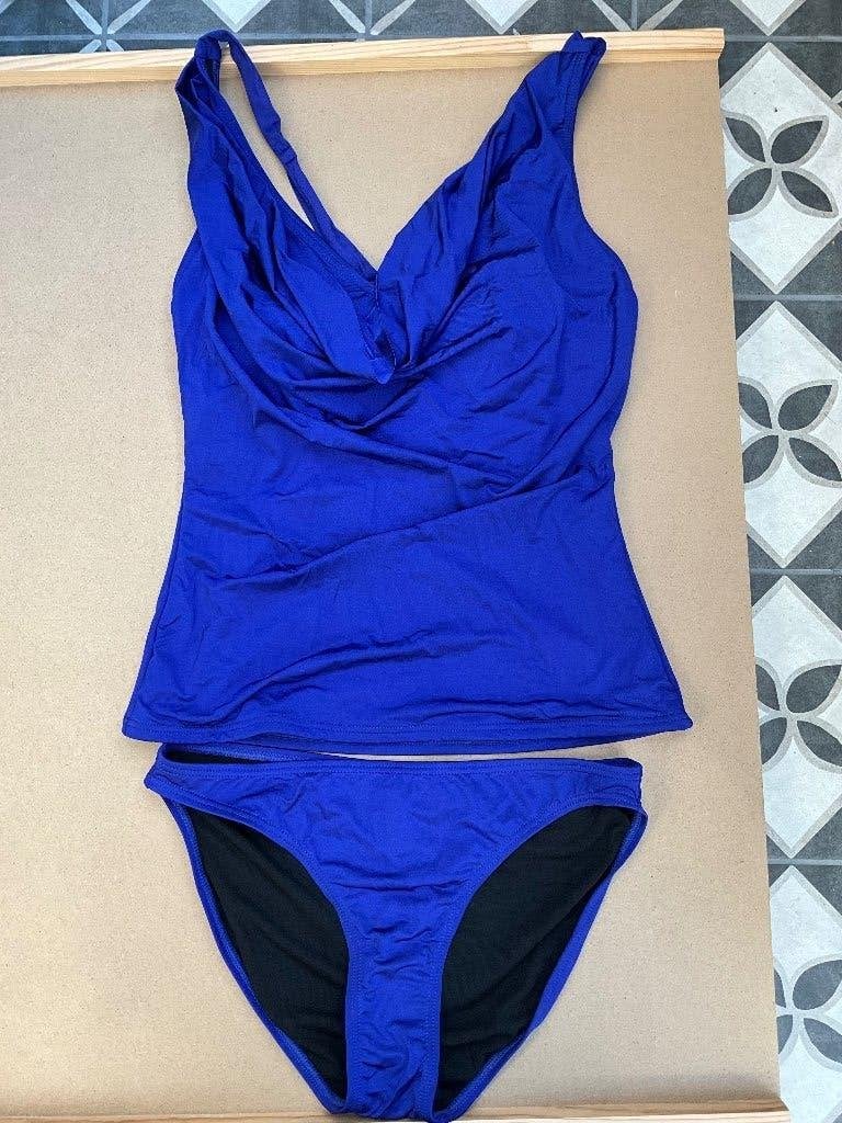 slank kledende tankini maat 38 merk beachwave, Zwart, Nieuw, Badpak, Ophalen of Verzenden