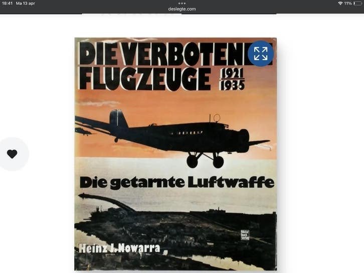 Die verbotenen Flugzeuge, 1921-1935., Ophalen of Verzenden, Tweede Wereldoorlog, Zo goed als nieuw, Luchtmacht