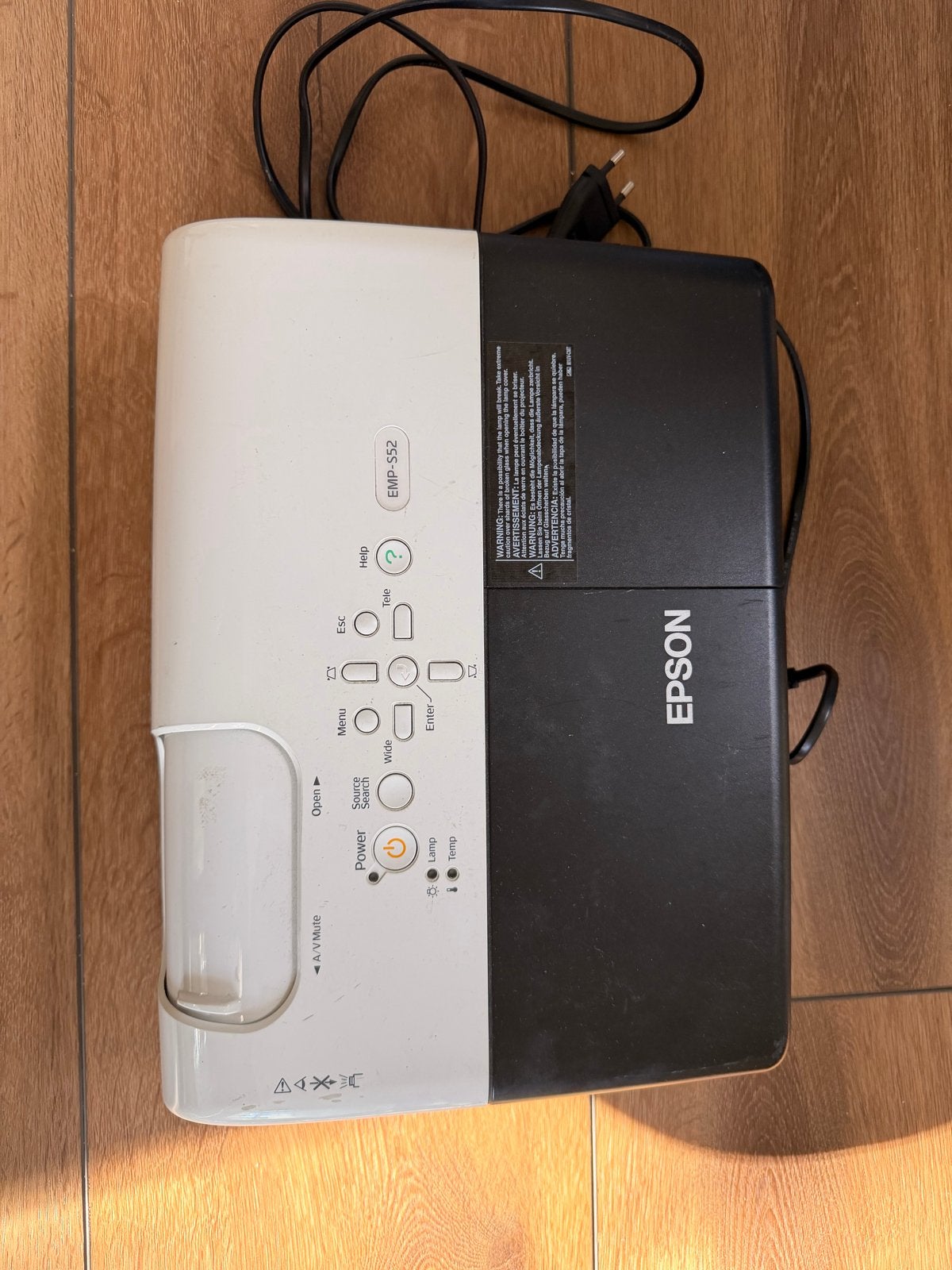 Epson EMP S52 Beamer - VGA Projector, Ophalen, Gebruikt, LCD, Overige resoluties