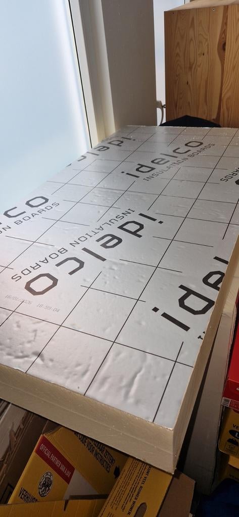 Idelco PIR isolatieplaten 12 cm dubbelzijdig aluminium, Doe-het-zelf en Verbouw, Isolatie en Afdichting, Nieuw, Ophalen of Verzenden