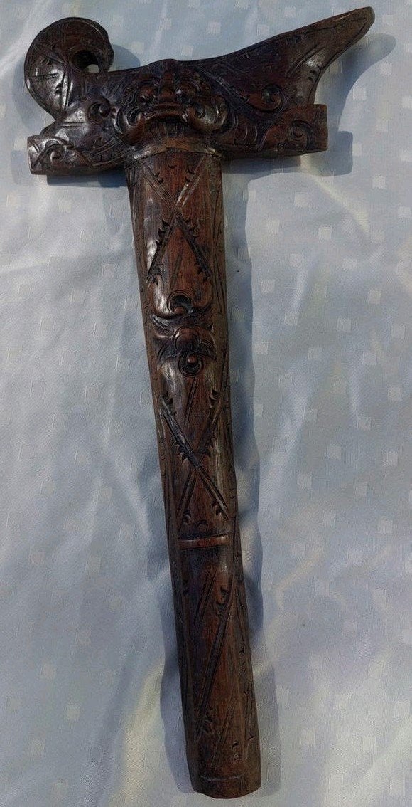 Krishouder, hout, Indonesië, Antiek en Kunst, Ophalen of Verzenden