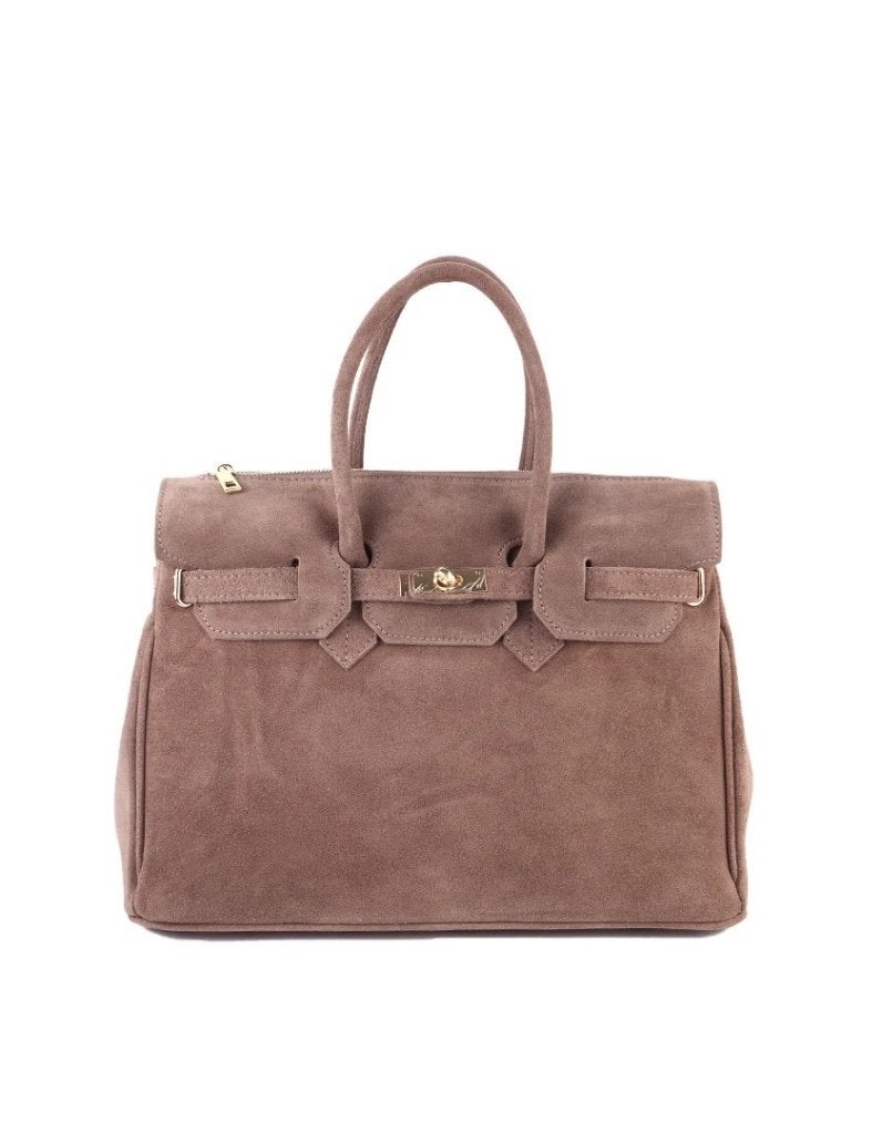 Giuliano Leren Suède Dames- Schooltas - Diverse Kleuren, Ophalen of Verzenden, Nieuw, Overige kleuren, Handtas