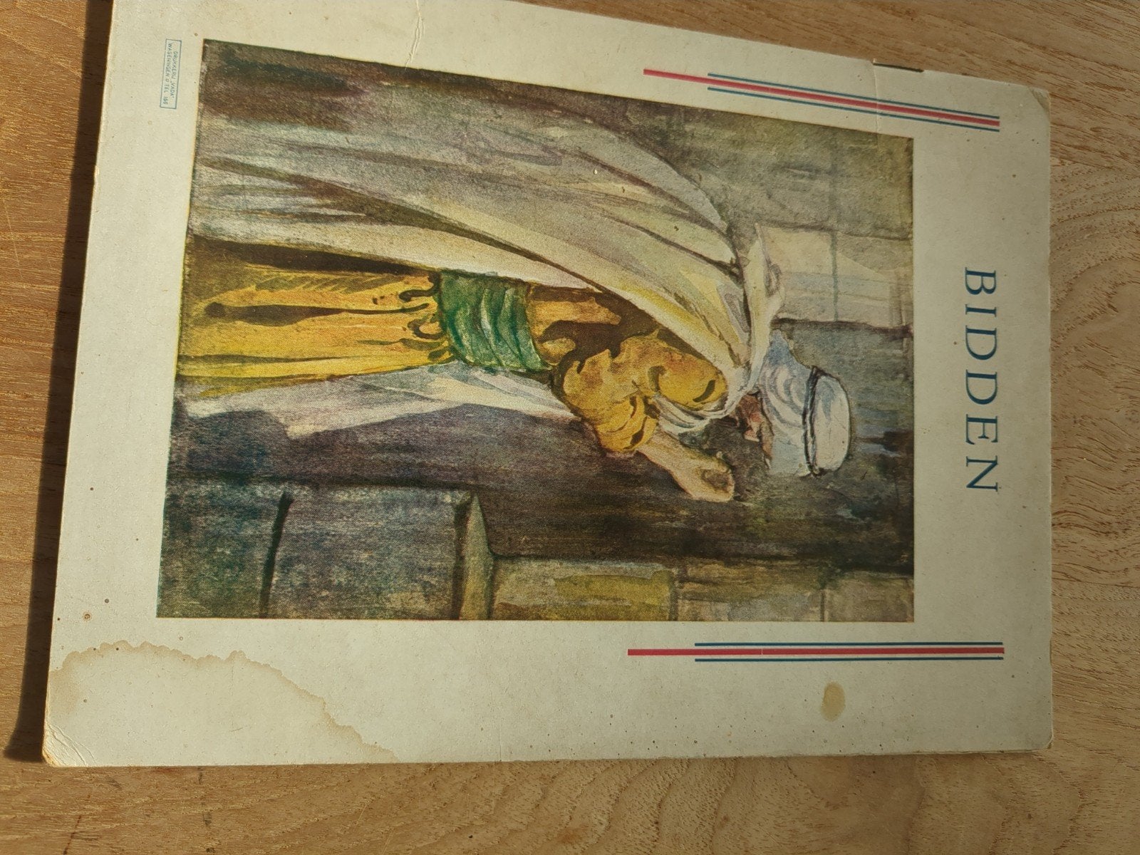 Bidden - Met drie penteekeningen en twee gekleurde platen, Boeken, Ophalen of Verzenden, Gelezen, Onbekend, Christendom | Protestants