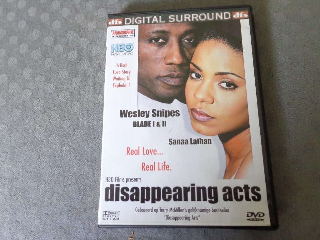 Disappearing acts met Wesley Snipes and Sanaa Lathan, Alle leeftijden, Ophalen of Verzenden, Zo goed als nieuw