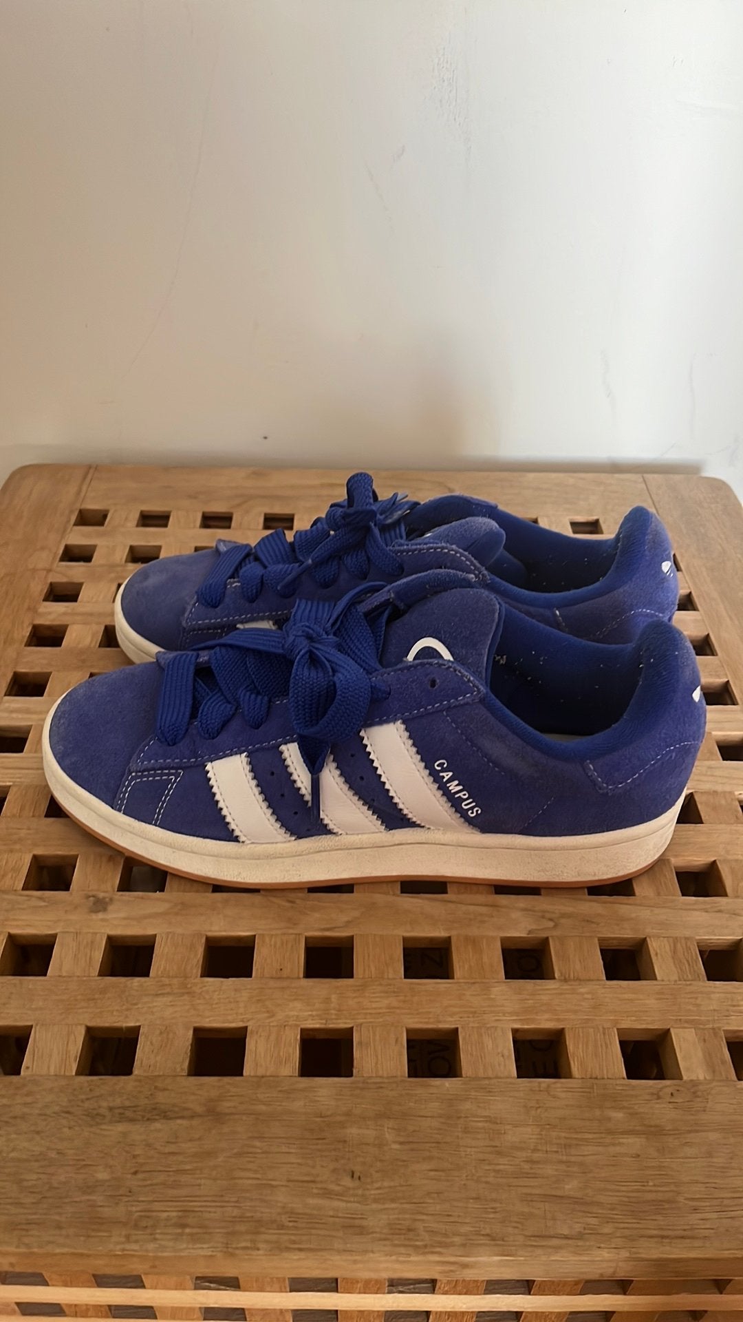 Adidas campus blauw, Ophalen, Blauw, Sneakers of Gympen, Gedragen
