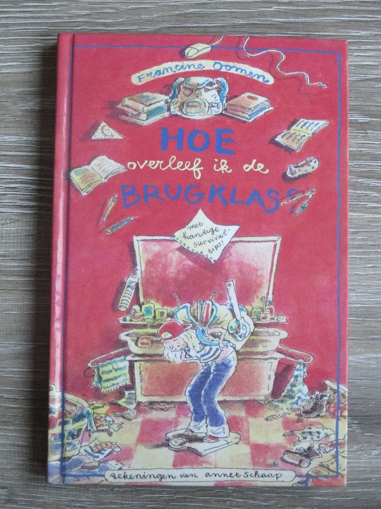 Hoe overleef ik de brugklas - Francine Oomen, Ophalen of Verzenden, Gelezen, Fictie algemeen