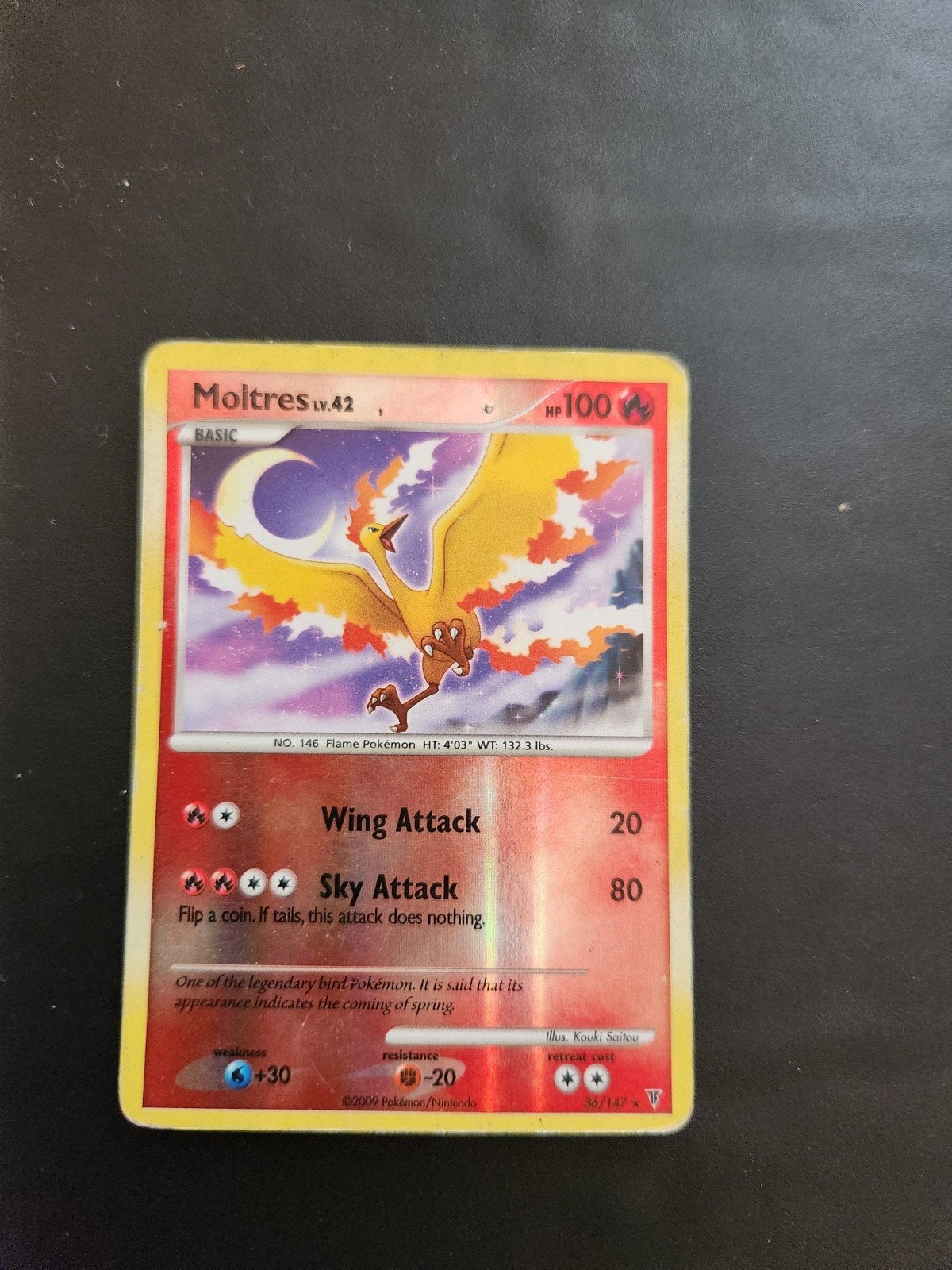 Pokémon Kaart Moltres 36/147 – Supreme Victors (2009), Ophalen of Verzenden
