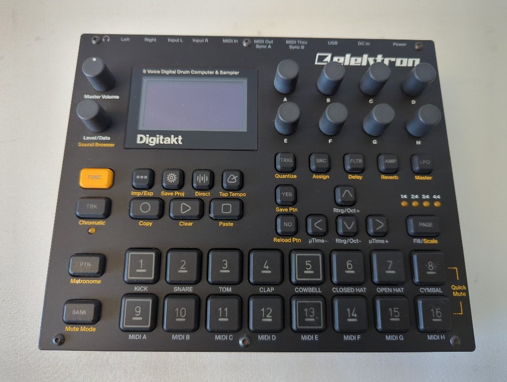 Elektron Digitakt 1, Muziek en Instrumenten, Overige merken, Tijdink Sound & Light, Valparaisodreef 131, 3563VM Utrecht, NL, Gebruikt