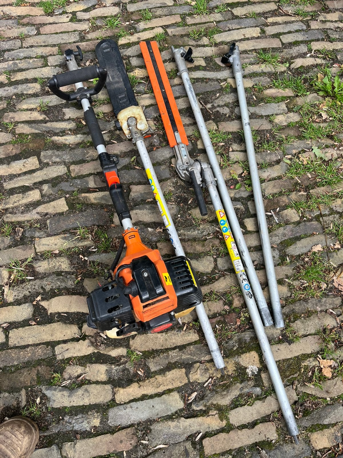 Stokzaag stokheggenschaar, Ophalen of Verzenden, Gebruikt, Benzine