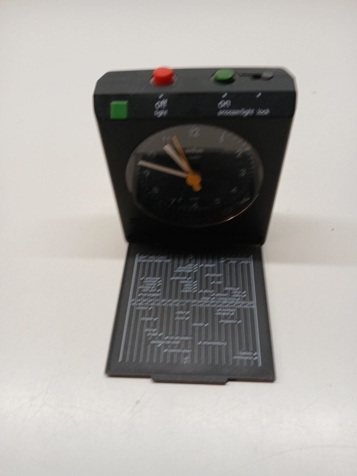 vintage braun reiswekker type 386l/AB 314 RSI, Ophalen of Verzenden