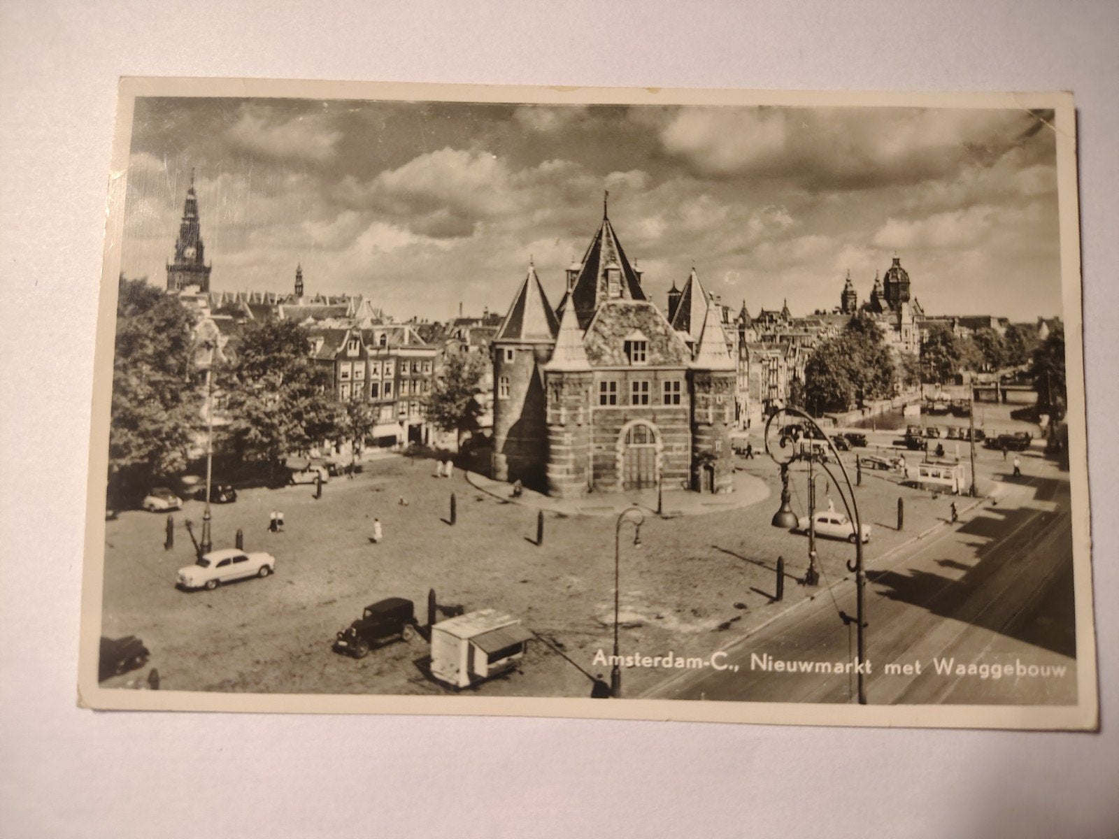 Amsterdam Nieuwmarkt met Waaggebouw, Ophalen of Verzenden, Noord-Holland