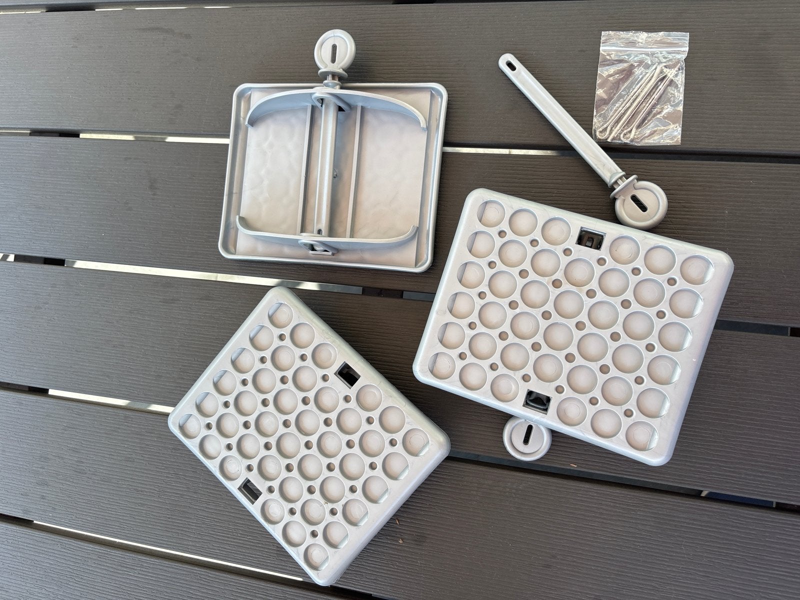 Vrijbuiter Outdoor Caravan Steunplaten Set (3 stuks), Caravans en Kamperen, Caravan accessoires, Ophalen, Nieuw
