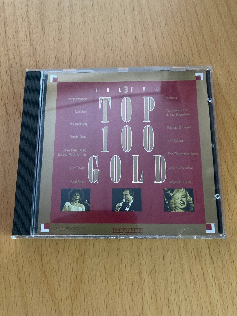 Top 100 Gold Volume 3 CD - Diverse Artiesten, Cd's en Dvd's, Ophalen, Zo goed als nieuw, Pop, Verzamelalbum