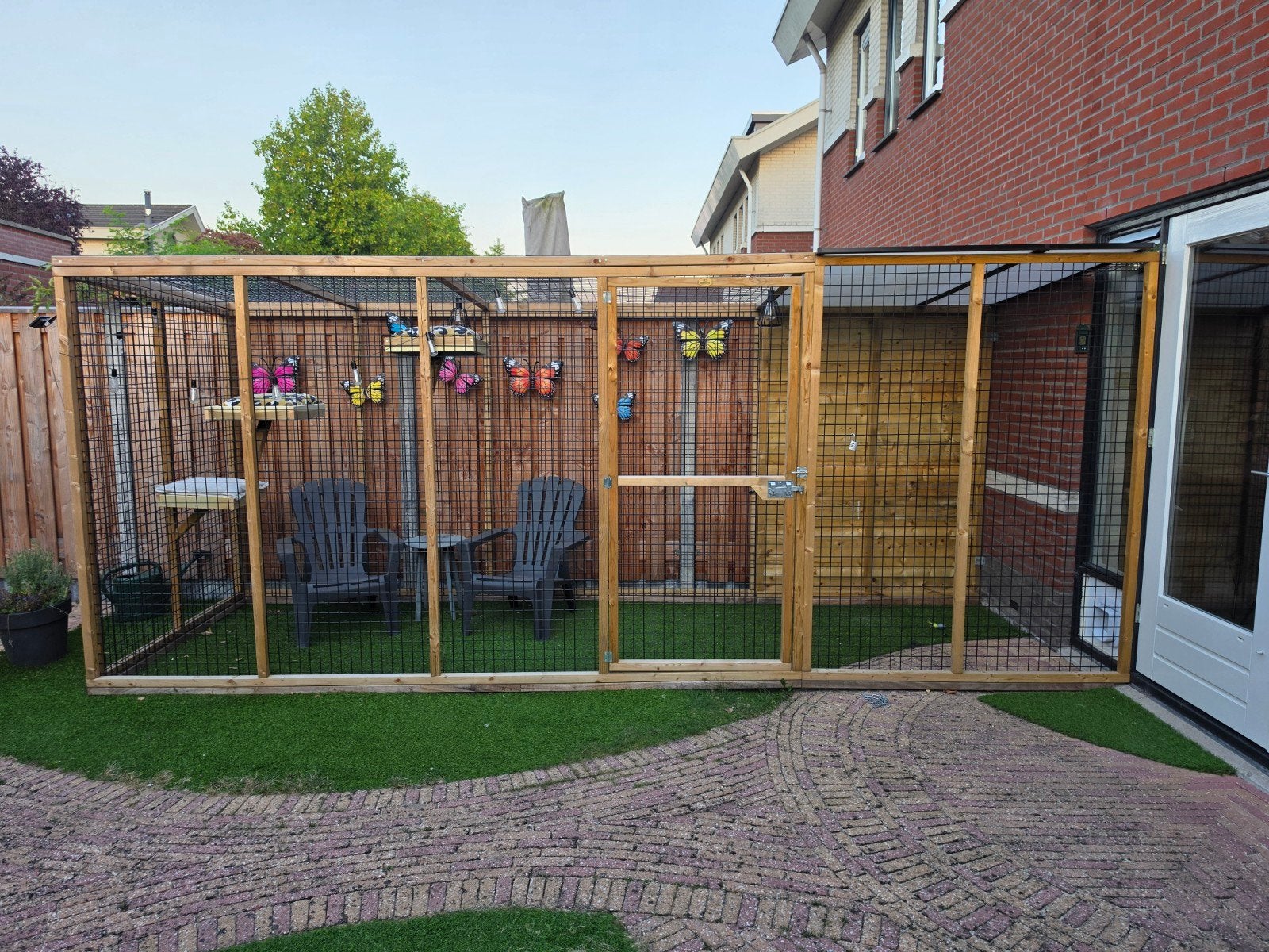 Mooie grote houten kattenren, Dieren en Toebehoren, Ophalen, Zo goed als nieuw