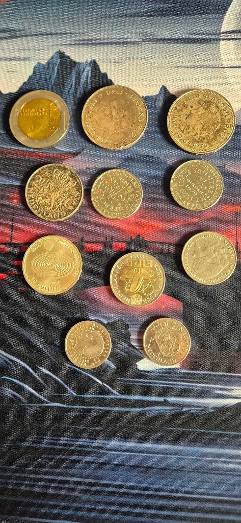 Diverse munten, waaronder zilveren exemplaren, Verzamelen, Ophalen of Verzenden, Zo goed als nieuw