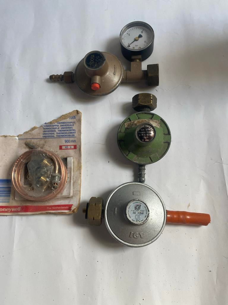 Gasdrukregelaars en thermokoppel, Ophalen, Gebruikt, Overige typen