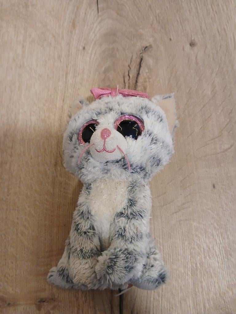 Ty Beanie Boo's Kiki de kat knuffel, Ophalen of Verzenden