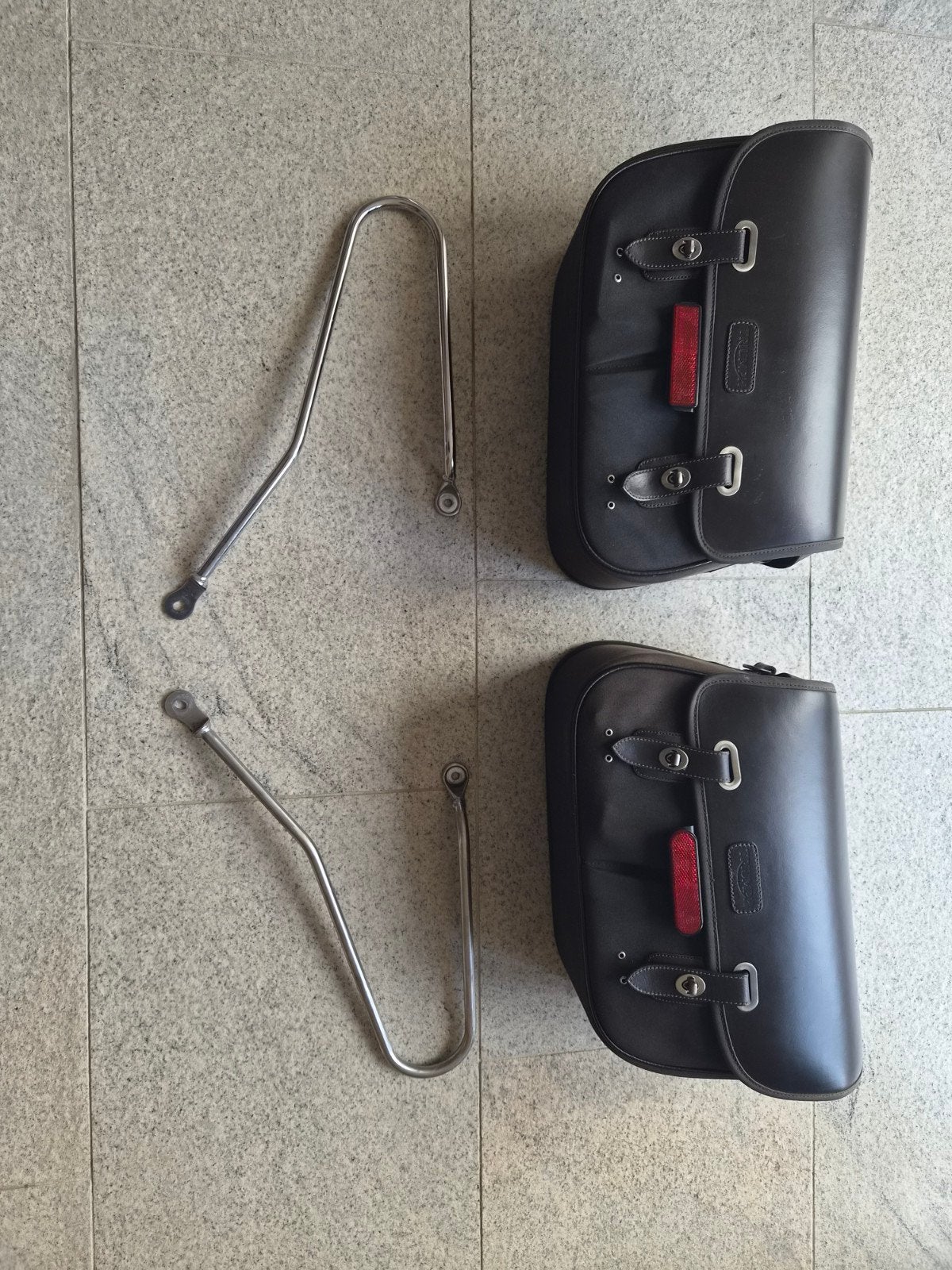 te koop originele kofferset triumph t100 t120, Motoren, Accessoires | Koffers en Tassen, Ophalen, Gebruikt